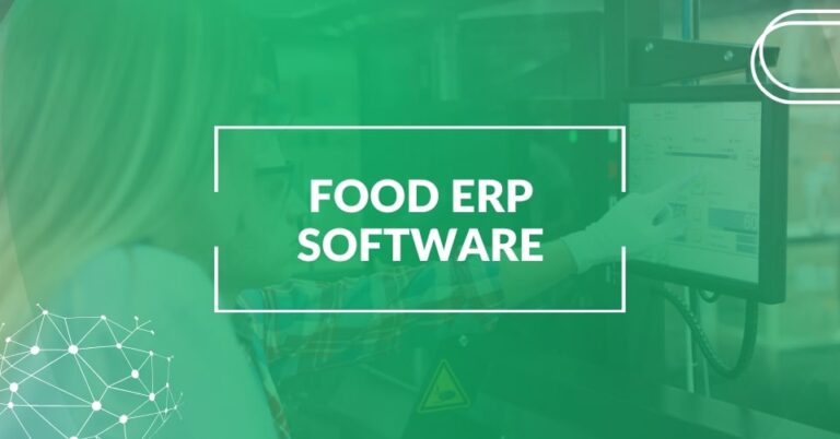 Food ERP software