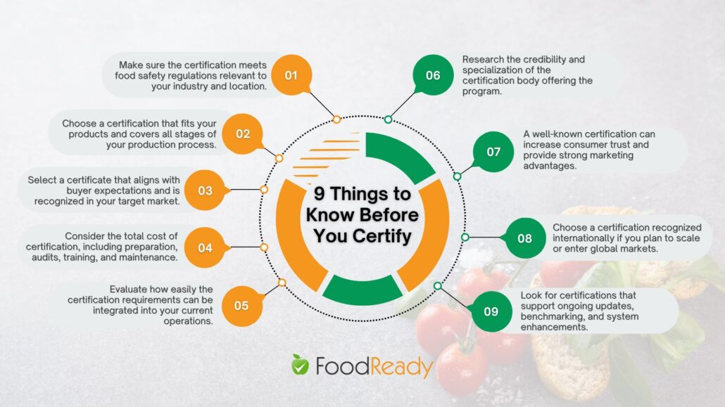 9 Factors To Consider When Choosing a Certification - Infographic