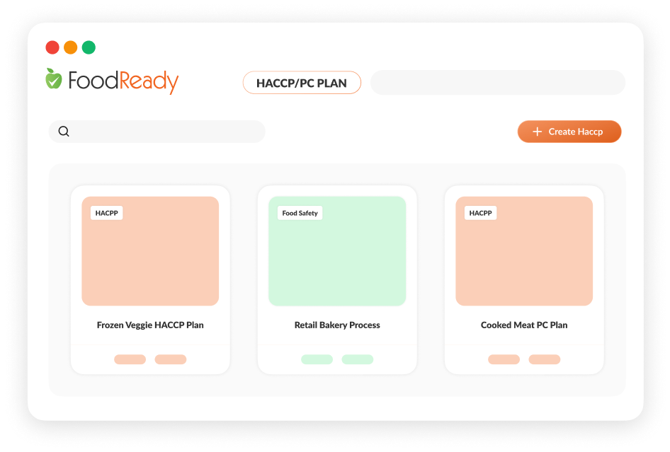 80+ Prebuilt HACCP & PC Templates