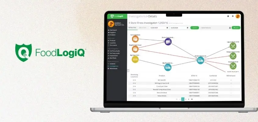 FoodLogicQ traceability software