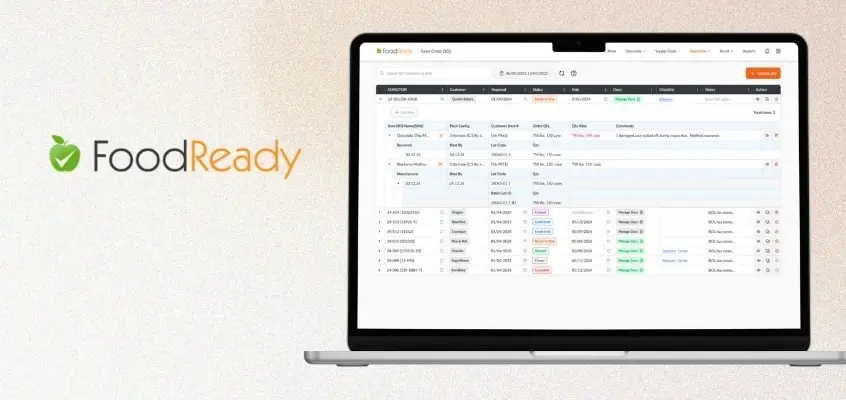 FoodReady Food Traceability Software