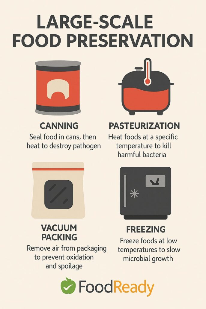 Large-scale food preservation