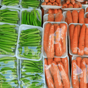 Packaged vegetables