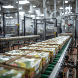 Packaging line fresh produce