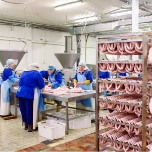 Sausage production