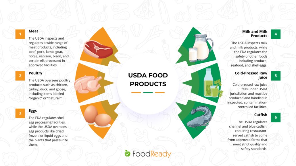 USDA food products infographic